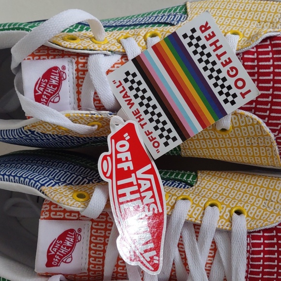 BRAND NEW VANS PRIDE SK8- MID UNISEX SNEAKERS - Picture 12 of 16